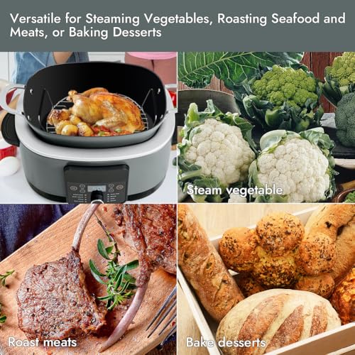 BYKITCHEN Roast and Steamer Rack for Ninja 8.5 QT Cooker - Pro Plus Variant