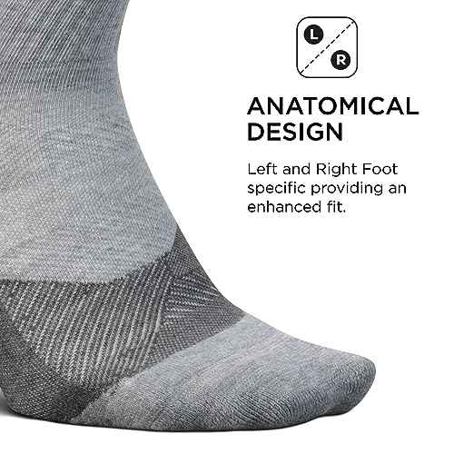 Feetures Trail Max Cushion Mini Crew Sock - Hiking Socks for Men & Women