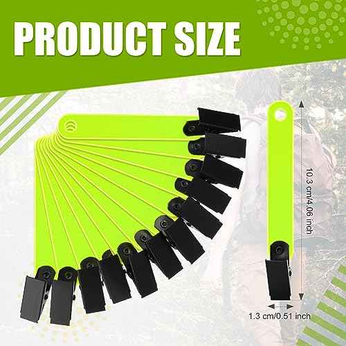 Trail Markers Reflective Tree Tacks Hunting Reflector Tacks Trail Marking Ribbon with Clips for Hiking Hunting Outdoor
