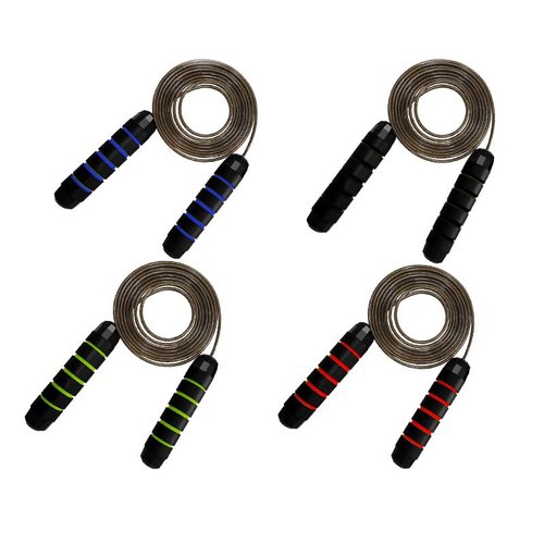 Jumping Rope With Ball Bearing, Adjustable Rope And Memory Foam Handle Are Very Suitable For Speed Training