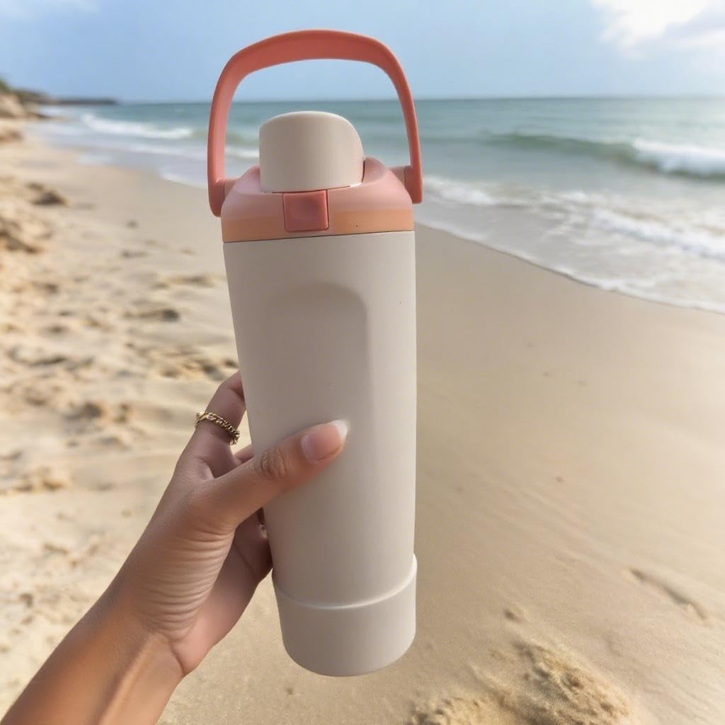 CHEMLLC Silicone Water Bottle Boot for Owala 30oz & 40oz Free Sip Sway, Water Bottle Owala Accessories (Purple)