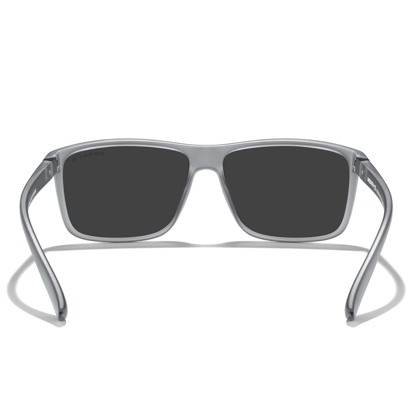 MERRY'S Rectangular Polarized Sports Sunglasses for Men Women Cycling Driving Fishing UV400 Protection S8225