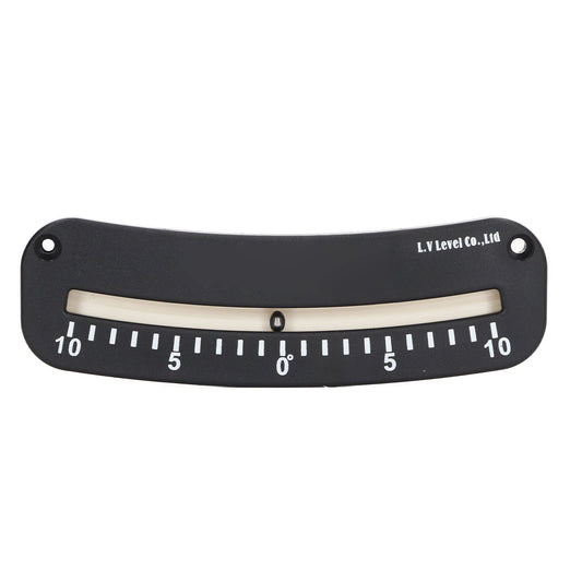Inclinometer, Clear Scale Tube Clinometer Accurate Measurement ?10° to 0° to 10° Impact Stable for Boat