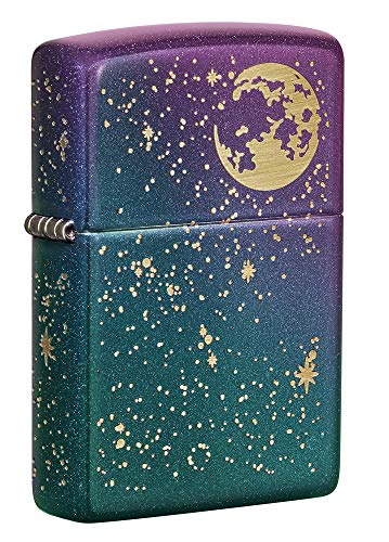 Starry Sky Iridescent Pocket Lighter - Windproof Refillable Zippo