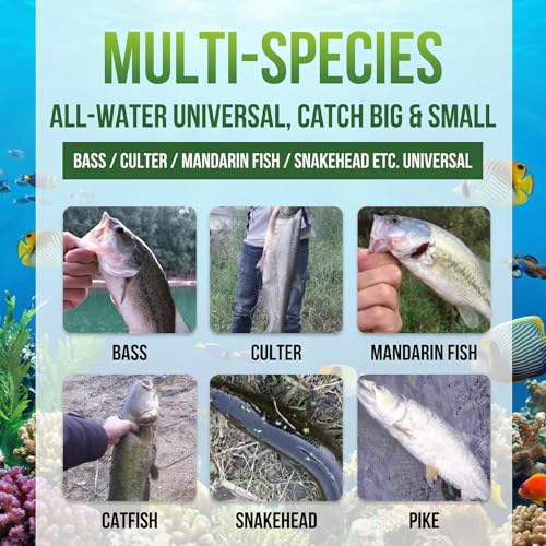 Silver Metal Fishing Spoon Blade Baits - 5 Pack for Freshwater & Saltwater