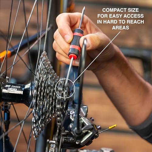 Dual-Sided Steel Bike Pick Tool - 6 Inch Precision Maintenance Tool