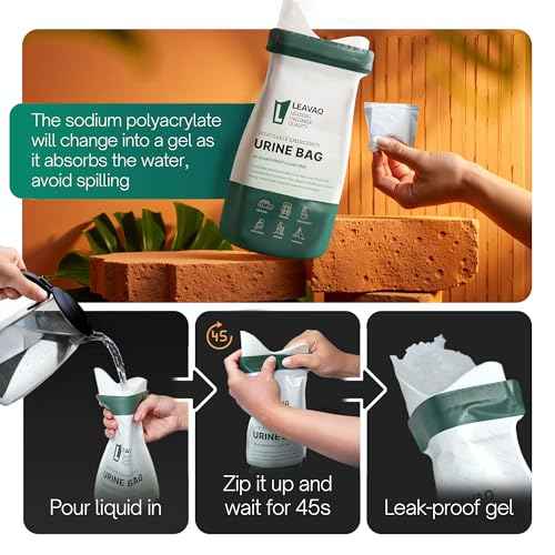 Disposable Urine Bag 12/24 PCS 800ML - Portable Urinal & Female Urinal for Travel, Leak-Proof Emergency Toilet Solution, Unisex Pee Bags for Men, Women, Camping, Traffic Jams, Kids - Compact