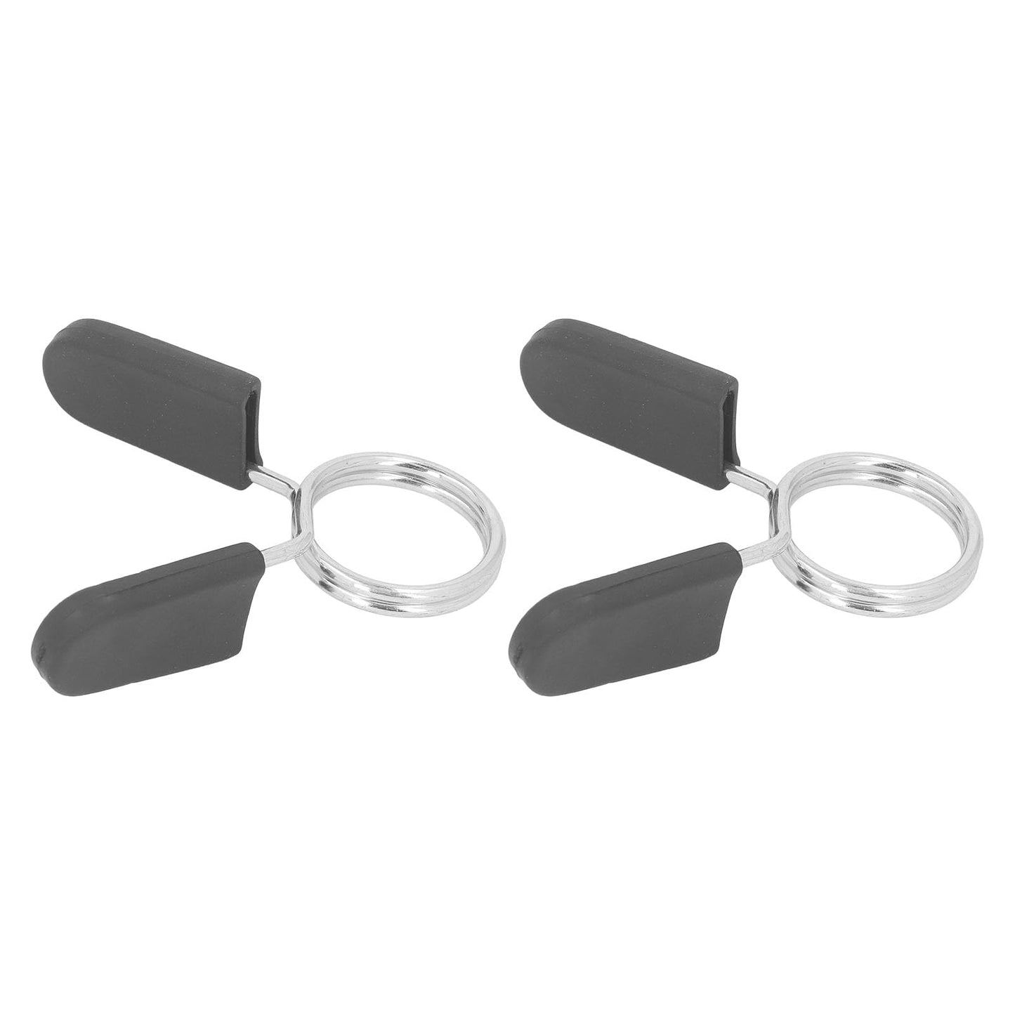 2PCS 30mm Dumbbell Spring Clip Collars with Handle, Easy to Use Weight Bar Lock Clips, Comfortable Grip Weightlifting Accessories