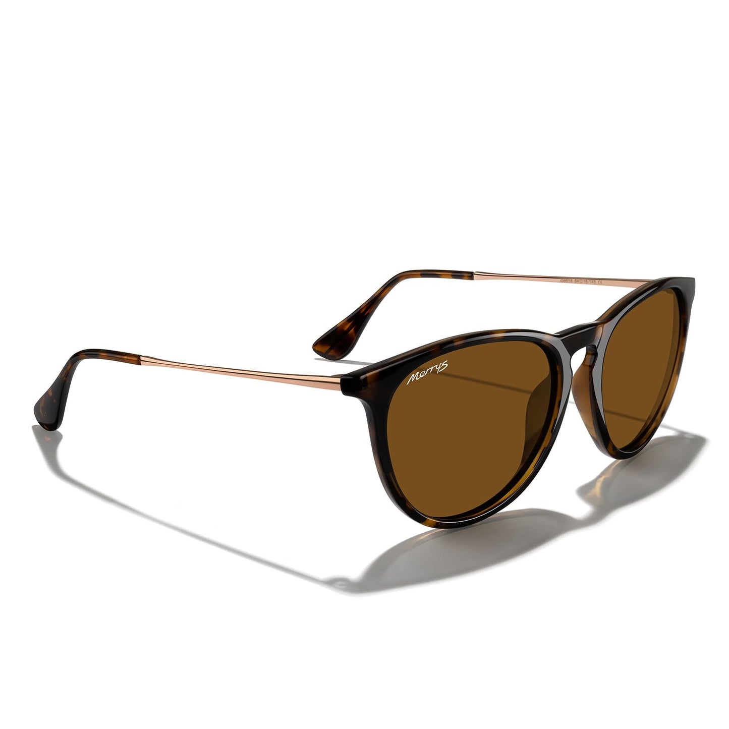 MERRY'S Vintage Polarized Sunglasses for Women Men Retro Round Mirrored Lens Sun glasses UV400