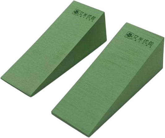 2 Pieces Yoga Foam Wedge, EVA Wedge Block, Heel Stretcher Back Support, Slant Board Calf Stretcher