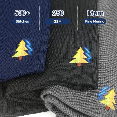 Donfri 100% Merino Wool Beanie Hats Men Women Winter Warm Hat Skull Cap Beanie Gift