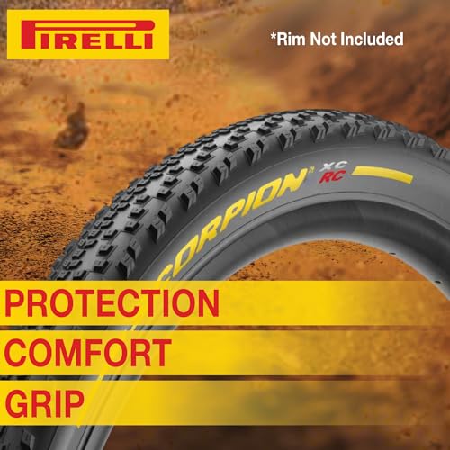 Pirelli Scorpion XC RC Yellow Label (29 x 2.2) Peak Performance for Demanding XC Racing SmartGRIP Compound ProWALL Technology Versatile Tread Design
