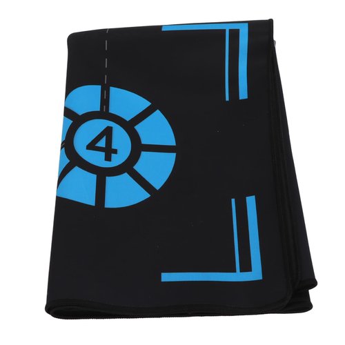 Alomejor Non Slip Dribble Silent Basketball Footstep Rubber Training Mat with Point Reminder for Immersive Training at Home