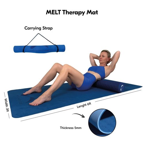 MELT Therapy Mat- Extra Large Exercise Mat For The Melt Method, Yoga, Pilates and More- Fitness Accessory For The Home, Gym Or Studio- Anti-Slip, Latex and PVC Free