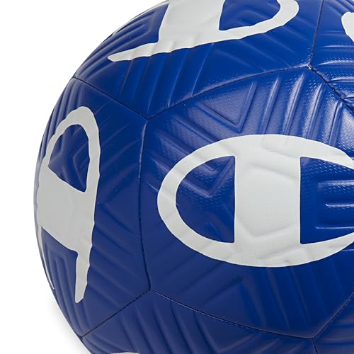 Soccer Ball Size 5 with Pump - Deflated for Easy Shipping - White/Surf the Web - Durable Panels for Kids & Adults