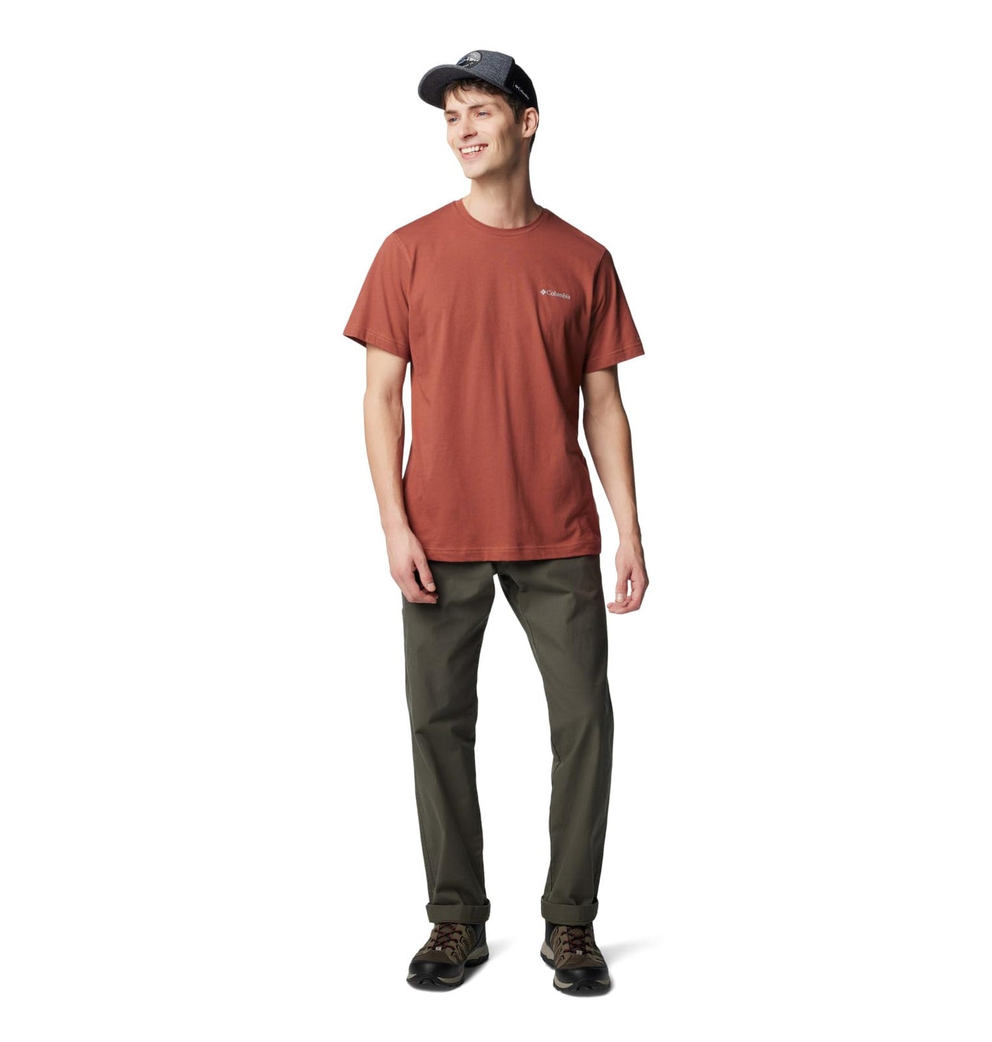 Columbia Men's Thistletown Hills Short Sleeve, Auburn Heather, 1X