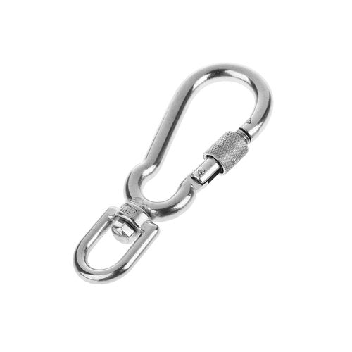 Stainless Steel Swivel Snap Hooks, Locking Dog Leash Buckle, Quick Release Buckle Carabiner Clips, for Dog Walking Camping