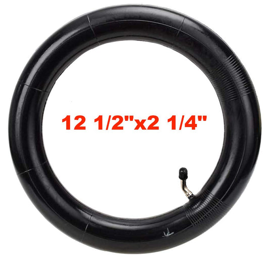 1-Pack 12.5" Scooter Inner Tube 12 1/2 x 2 1/4 Angled Valve Stem 12.5" x 2.25" Tube Compatible with 12.5X1.75 12.5 X 1.95 12.5 X 2.125 12.5 x 2.25 Most Bike and Scooter Tire Tube