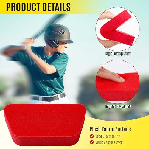 Helmet Padding Kit for Easton Batting and Catcher Helmets - Red / 1