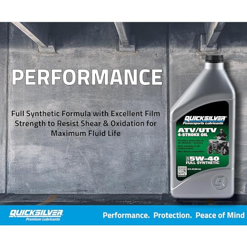 Synthetic ATV Engine Oil 5W-40 Full Synthetic 1 Quart