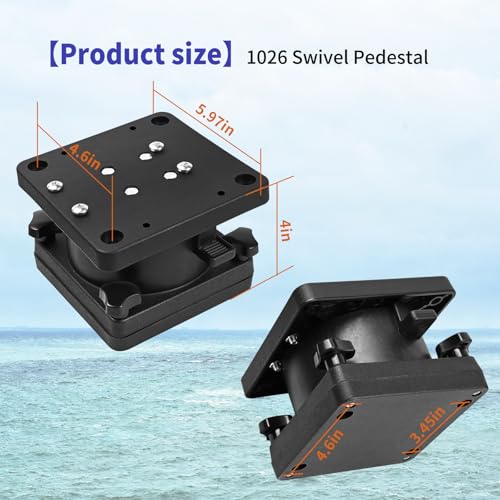 Swivel Pedestal Mount for Scotty Downrigger Models - 1 Variation