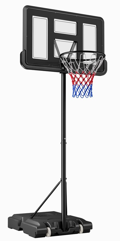 Dripex Solid Basketball Rim 18" Replacement Breakaway Wall Mounted Outdoor Heavy Duty Solid Steel 18 Inch Rim Double Spring with All Weather Net (Black)