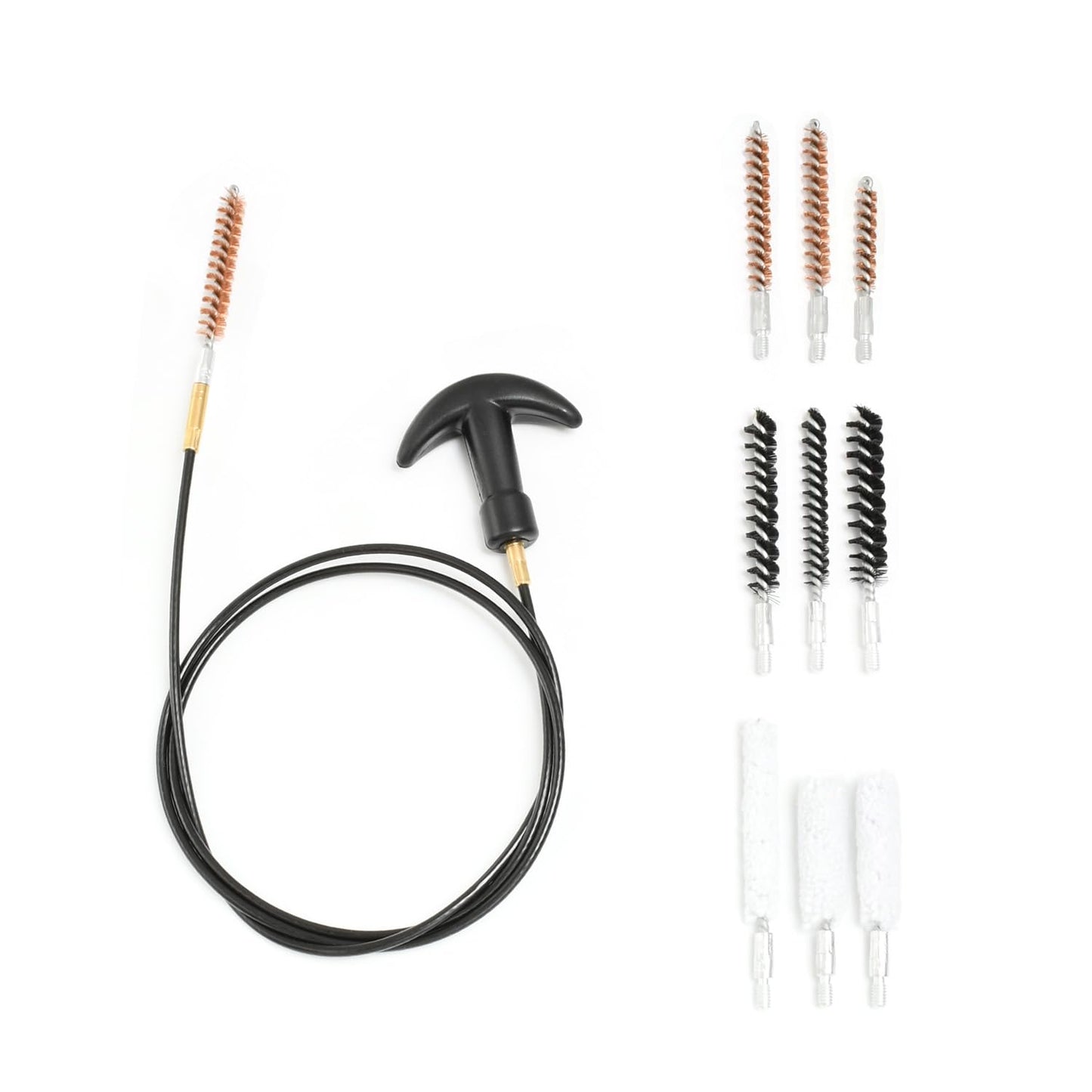 Motanar Gun Cleaning Kit Universal Gun Cleaner for Shotgun, Pistol, Rifle, All Guns with Lightweight Carrying Case (Upgrated Brass Jags & Loops)