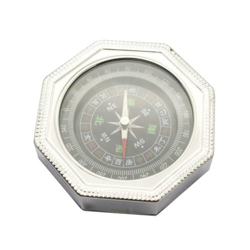LIOOBO Compass Magnetic Survival Gear Octagonal Shape Educational Compass Geology Tool for Backpacking