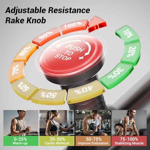 CURSOR FITNESS Exercise Bike, Brake Pad Stationary Bike for Home with Exclusive App, Stationary Bikes for Home with 300 lb Weight, Indoor Cycling Spin Bike Workout Bike with Extra Comfort Seat