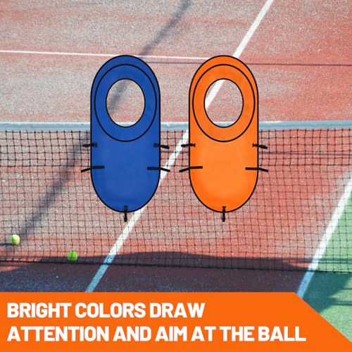 Large Pop Up Tennis Targets Set - Detachable Training Rings with Carry Bag
