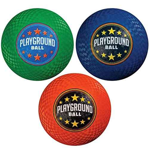 Franklin Sports Kids Playground Balls - Rubber Kickballs + Playground Balls For Kids - Great for Dodgeball, Kickball, 4 Square + Schoolyard Games - 8.5¡± Diameter