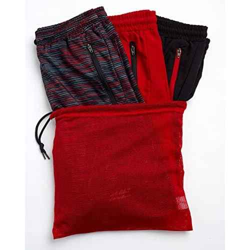 Eddie Bauer Boys' Active Shorts - 3 Pack Quick Dry Athletic Shorts - Hybrid Mesh Performance Shorts for Boys (4-16)