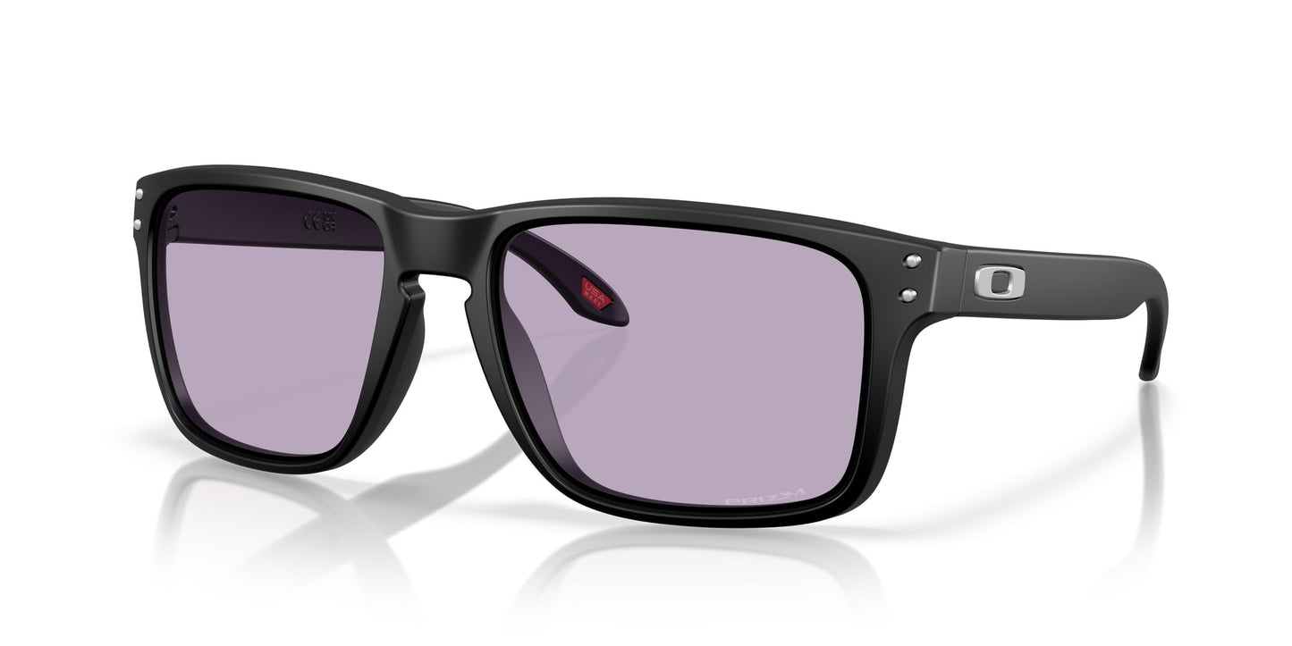Oakley OO9487F Holbrook XXL Low Bridge Fit Sunglasses, Matte Black/Prizm Slate, 61 mm
