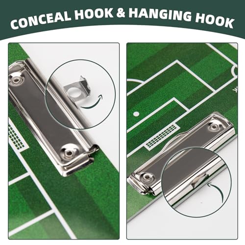 Soccer Coaching Clipboard Double-Sided Dry Erase Tactical Board - WISYOK