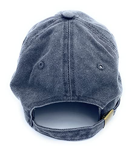 Vintage NASA Baseball Cap - Unisex Cotton Dad Hat Medium Black