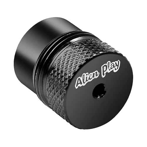 Aluminum Fast Cap Adapter for CO2 Quick Changes Compatible with Byrna LE, SD, EP, LE, HD, XL(Anodized Black)
