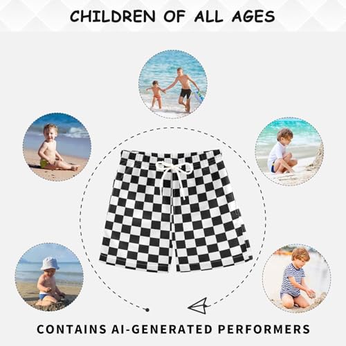 Toddler Boys Swim Trunks - 4T / 20205720, Kids Bathing Suit, Swimwear Board Shorts