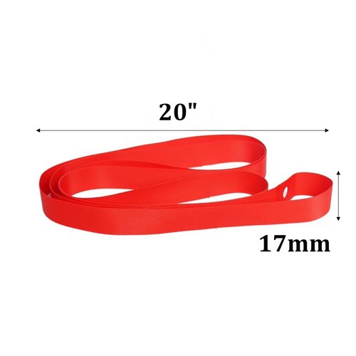 Runseaway 2Pcs 20” Bicycle Rim Strip Rim Tape, High-Pressure & Puncture Resistant Inner Tube Protection Pad, Elastic PVC Bike Wheel Liner Tire Liners for Mountain & Road Bikes