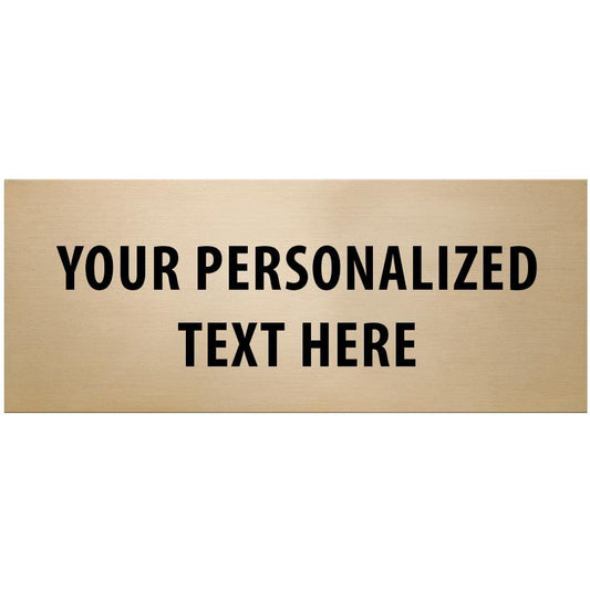 1x2.5 Small Gold Engrave Plate For Custom Team Award, 12" x 12 1/2" Power Of A Team Perpetual Plaque Award With Free Personalization With Custom Engraving