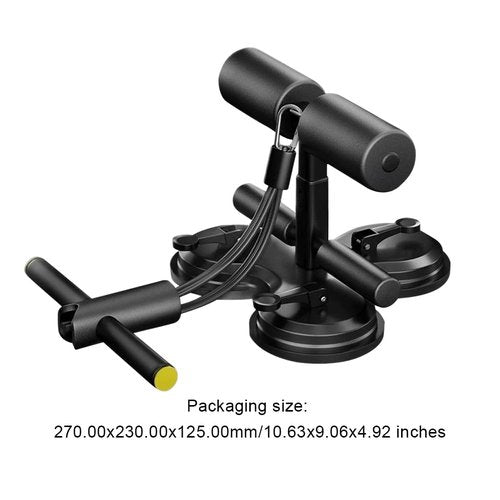 Sit Up Bar Foot Holder, Abs Workout Equipment Three Level ab Machine Thickened Foot Foam Stainless Steel, Adjustable Height Sit Up Exercise Equipment for Home Office Gym