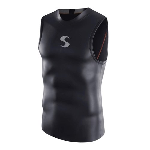 Synergy Men's EpicSpeed Neoprene Sleeveless Top (Black, Medium)