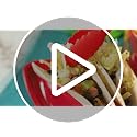 Lazy Susan Taco Bar Serving Set with 4 Tortilla Holders and Warming Pot - Red, Nostalgia Taco Tuesday