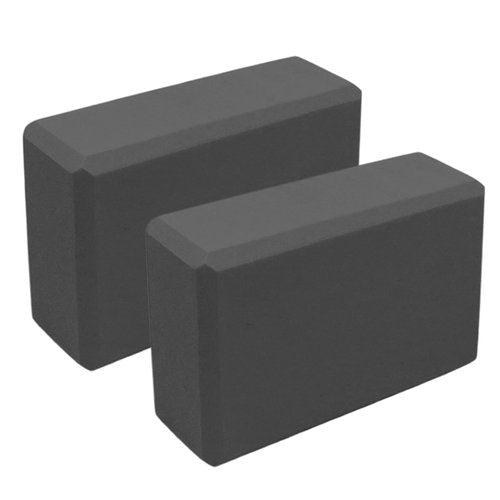 Set of 2 Foam Yoga Blocks, Non-Slip Exercise Tools for Beginners and Advanced Practitioners in Yoga and Fitness