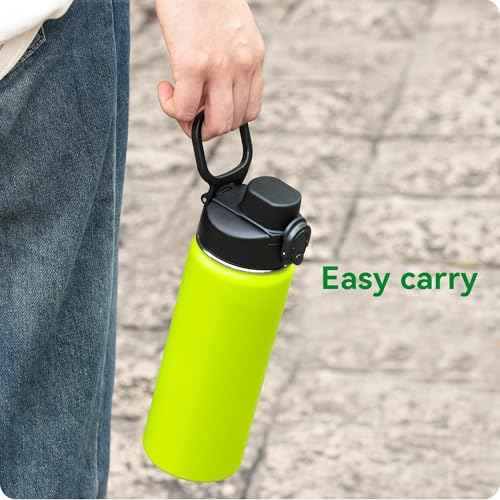 Snowfall Auto Flip Lid for Hydro Flask 12-64 oz Wide Mouth, Spout Lid for Simple Modern, Iron Flask, Takeya Wide Mouth Water Bottle