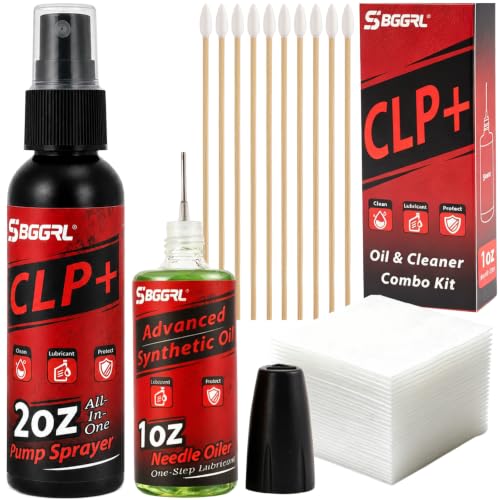 Gun Cleaning Kit with Lubricant & Patches - Universal Firearm Maintenance Set