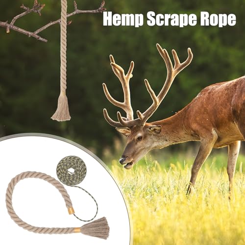 Brown Hemp Rope for Deer Hunting Scrape Attractant Set - 2 Pieces