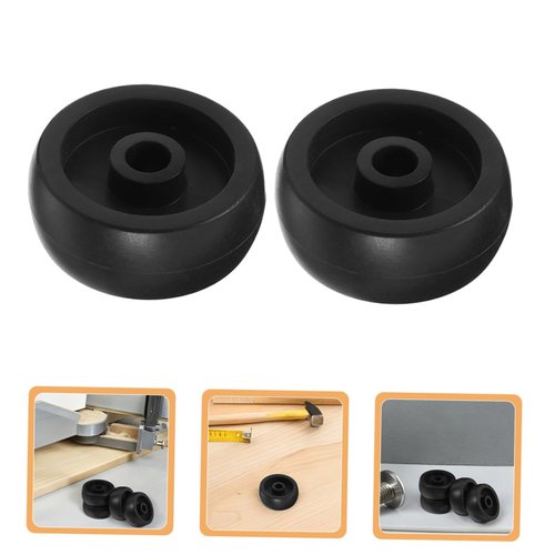 Anneome 6Pcs Gym Wheel Rollers Plastic Replacement Wheels for Treadmills Exercise Rowing Machines Versatile Fitness Equipment Accessory for Smooth Mobility