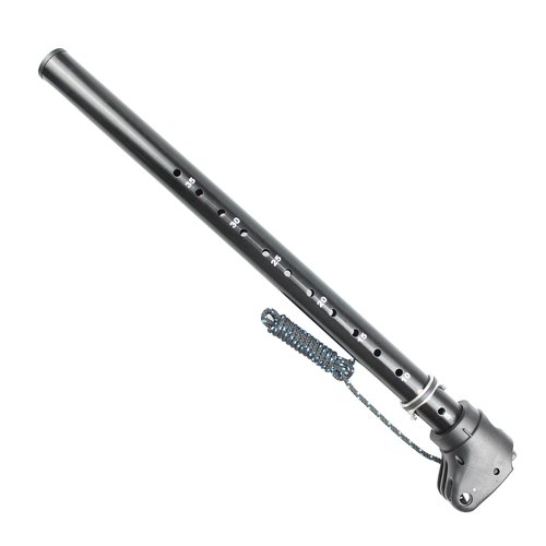 EI viento Windsurf Aluminum Alloy RDM Mast Extension with Stainless Steel RDM Ring,35cm Black for Windsurfing Sailing