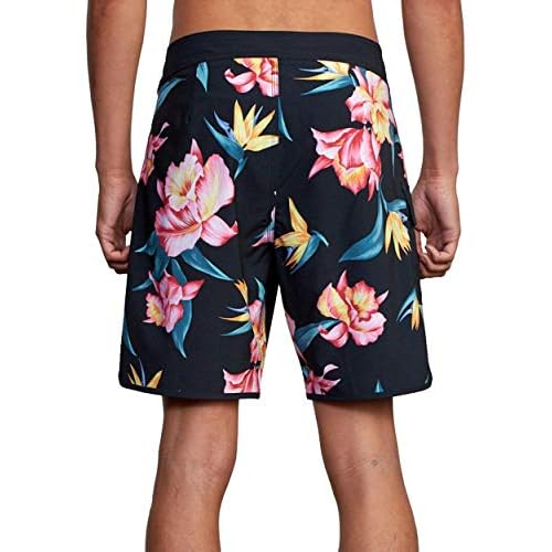 RVCA Men's Standard 4-Way Stretch Fixed Waist 18 Inch Boardshort