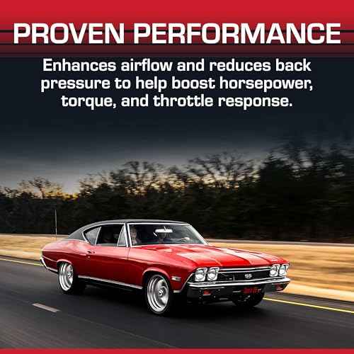 Flowmaster 40 Series Original Chambered Muffler ? 2.25¡± Offset In / 2.25¡± Offset Out ? Aggressive Sound ? 16-Gauge Aluminized Steel ? For Muscle Cars, Street Rods, Trucks & SUVs (42443)